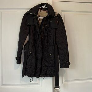Burberry Quilted Nylon Jacket - XS / Black